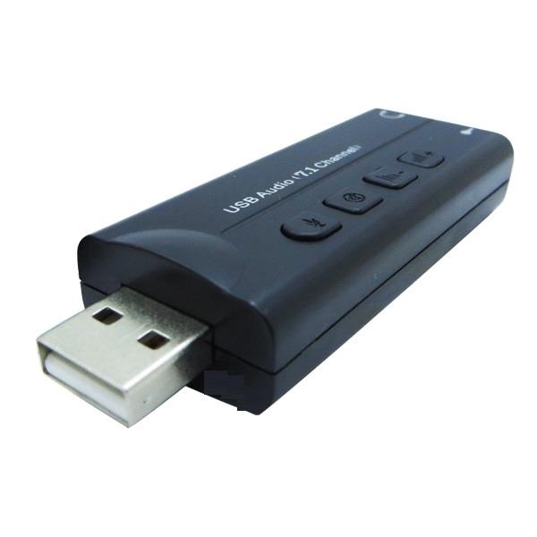آداپتور USB 2.0 به کارت صدا 7 کاناله فرانت مدل  Faranet USB 2.0 External 7.1 Audio Sound Card FN-U2A701