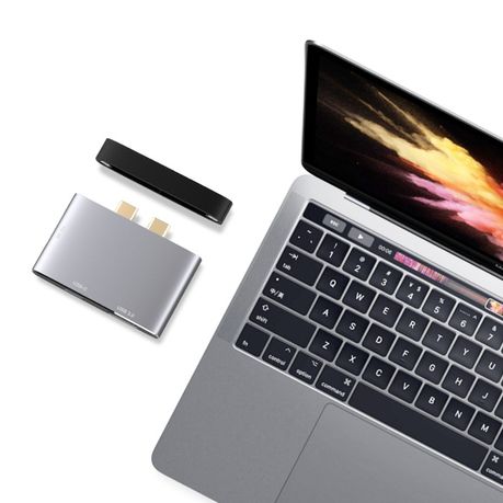 تبدیل USB Type-C به HDMI اونتن مدل Double type-c to HDMI+USB3.0+PD OT-9177S