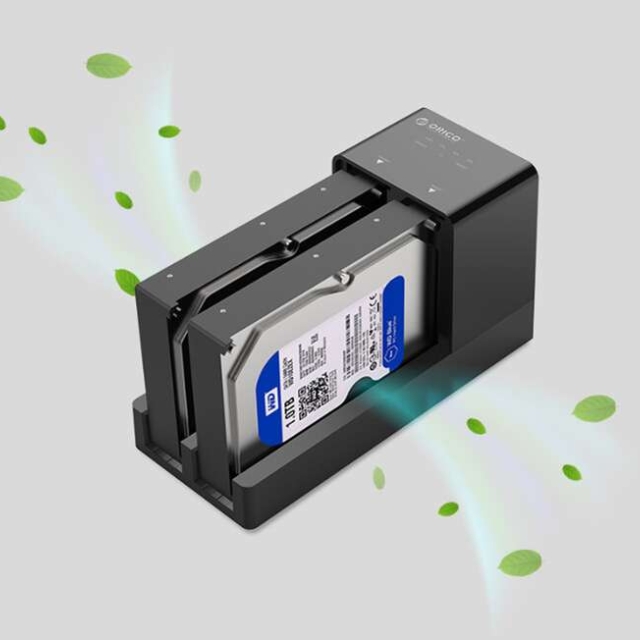 پایه هارد دیسک اوریکو مدل Hard Drive Dock ORICO 6528US3-C-EU-BK-BP