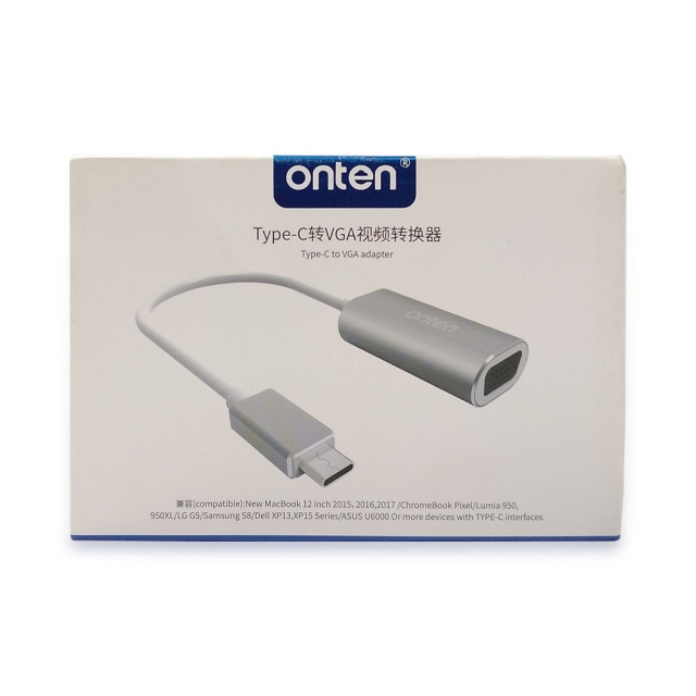 مبدل USB-C اونتن مدل Typec to VGA adapter OTN-9579