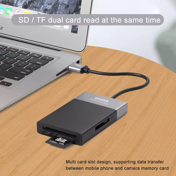 کارت خوان اونتن مدل  USB3.0 Mutilctional card reader（6 in 1）OTN-5215B