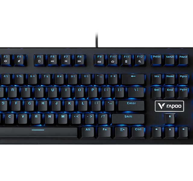 کیبورد مکانیکی گیمینگ ضد آب رپو KEYBOARD WATER PROOF GAMING RAPOO V510