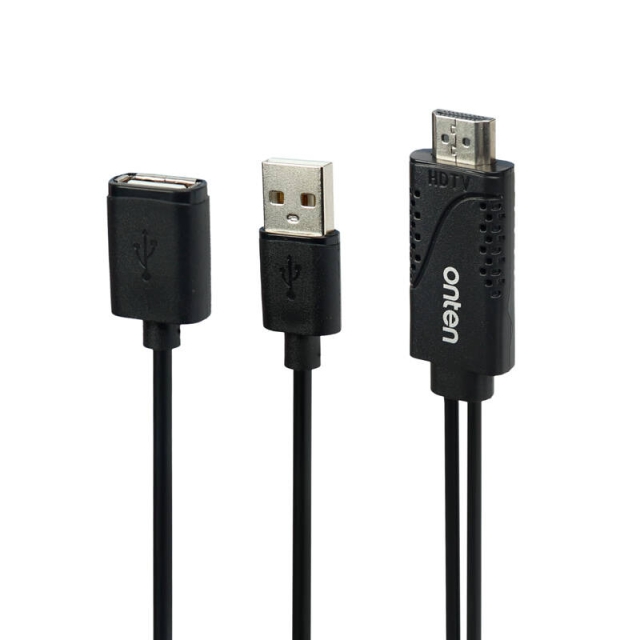 کابل مبدل USB به HDMI اونتن مدل  USB(Female) to HDMI cable Palastic shell OTN-7562S