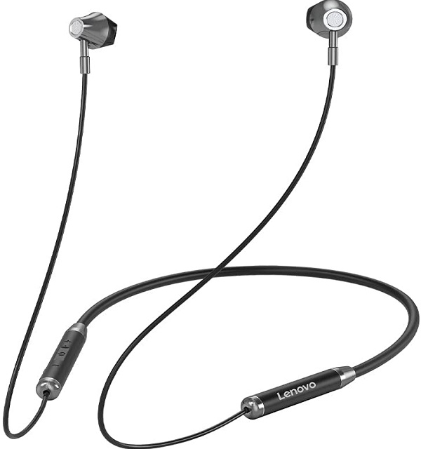 هدفون بی سیم دورگردنی لنوو مدل Lenovo Wireless Neckband Earphone HE06
