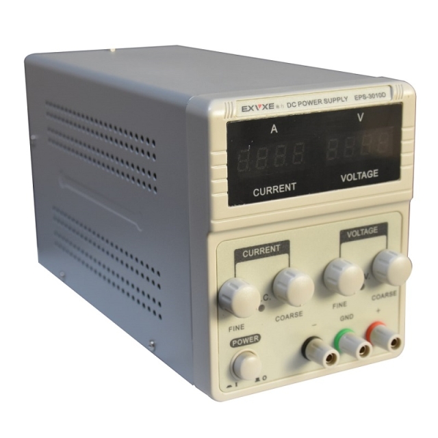 منبع تغذیه 30 ولت 10  آمپر EXVXE مدل EXVXE Power Supply Voltage Adjustment EPS-3010D