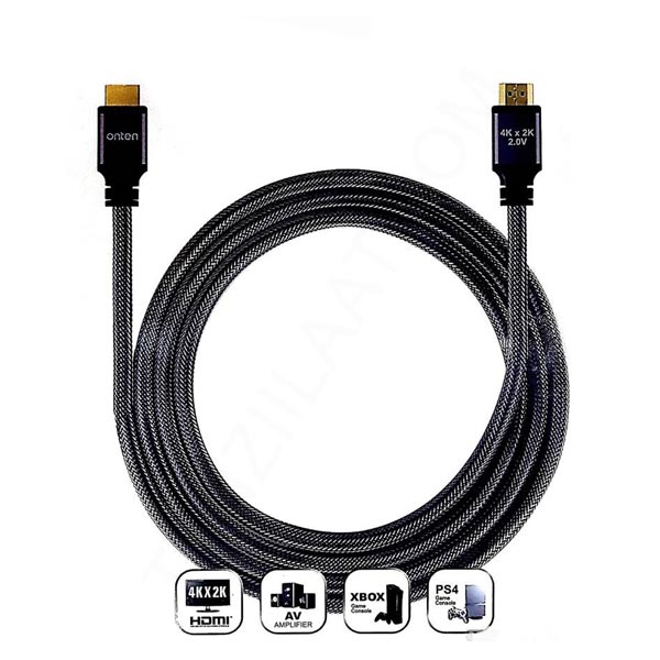 کابل HDMI ورژن 2.1 اونتن با طول 2 متر مدل Onten HDMI v2.1 Cable 8K HD180