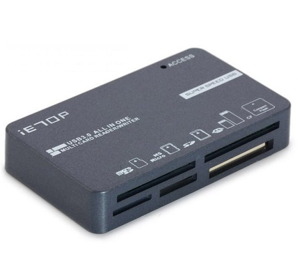 رم ریدر همه کاره آی ای تاپ USB3.1 Type C مدل IETOP 5 in 1 Card Reader Adapter TC-208