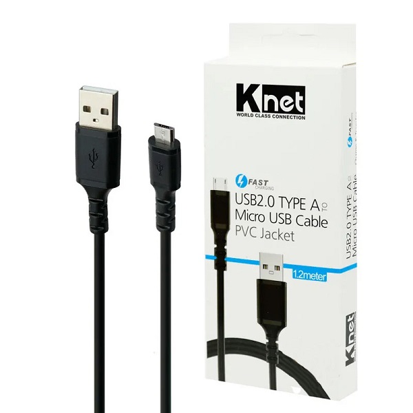 کابل تبديل USB به microUSB کی نت طول 1.2 متر