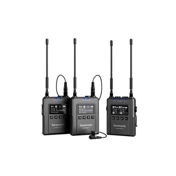 میکروفون بی‌‌سیم سارامونیک دو یقه‌‌ای Saramonic Wireless Microphone System UwMic9s kit2mini