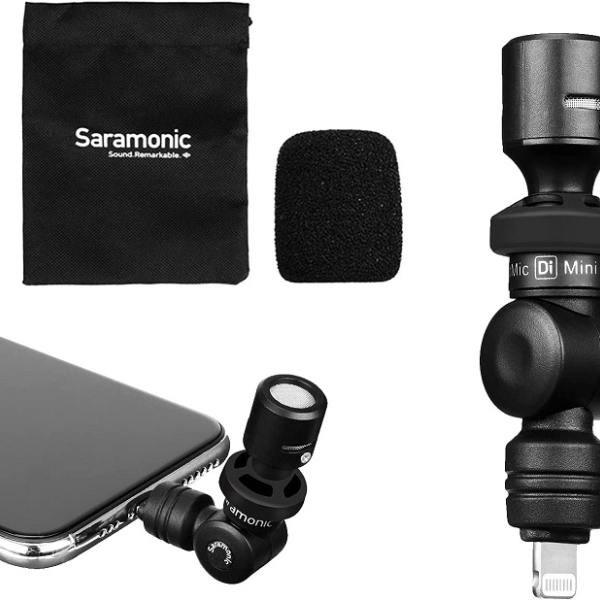 میکروفون موبایل سارامونیک لایتنینگ مدل Saramonic Mobile Microphone SmartMic Di Mini