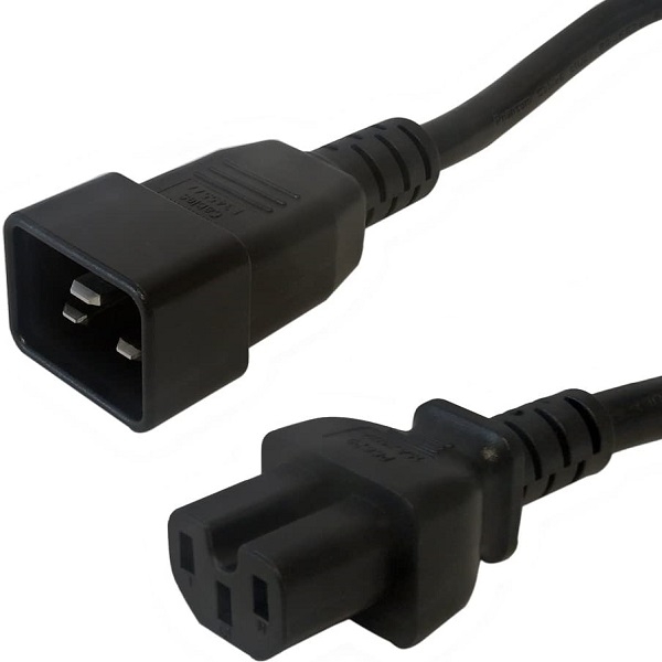 کابل برق بک تو بک (3x1.5 mm) بافو مدل C20-C15 طول 1متر