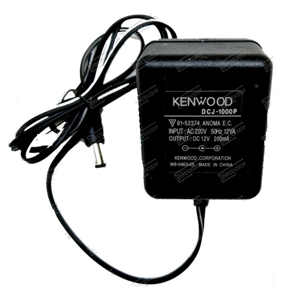 آداپتور ترانسی 12 ولت 200 میلی آمپر Adapter 12V 200mA KENWOOD