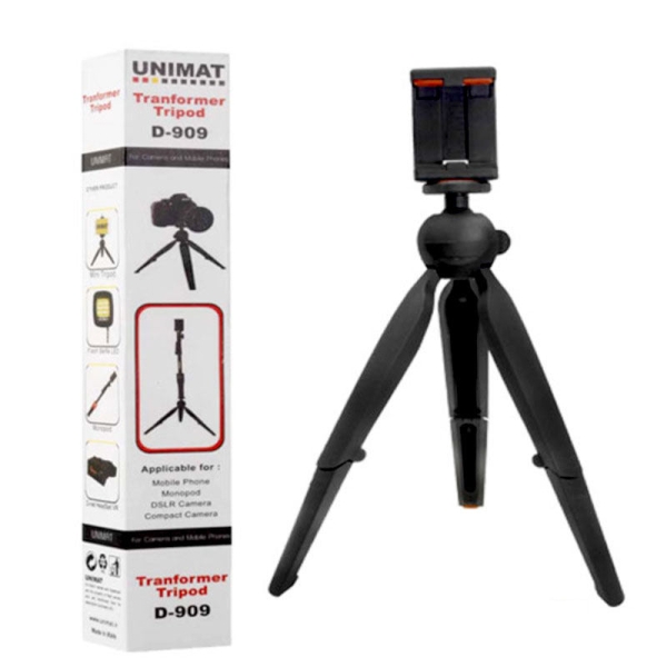 سه پایه نگهدارنده گوشی موبایل مدل Micron Tranformer Tripod D-909