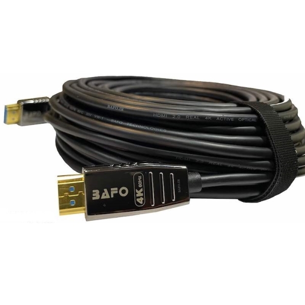 کابل HDMI اکتیو بافو به طول 40 متر 4k 60HZ