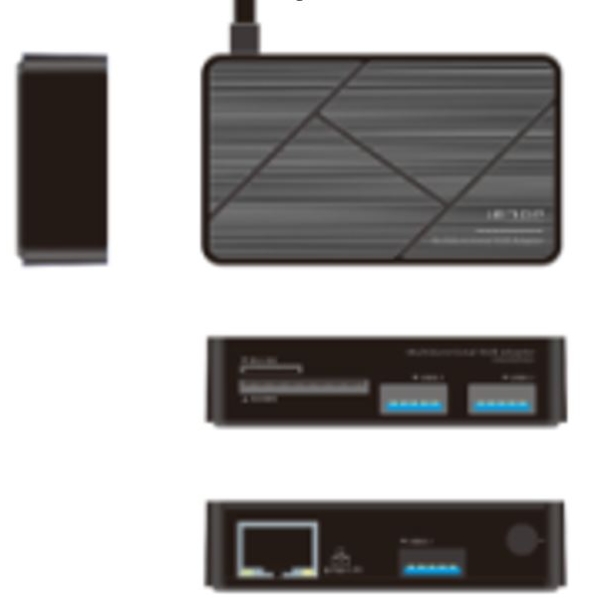 هاب 5 پورت USB Type-C/A آی تاپ مدل RJ-4502