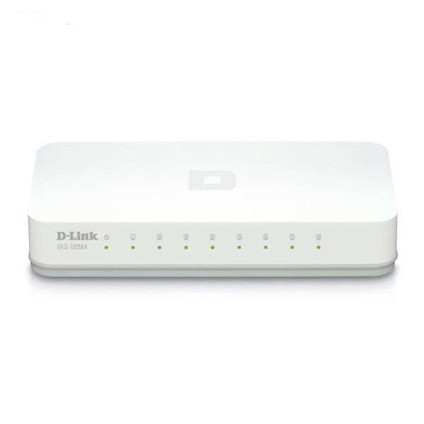 D-Link DGS-1008A 8-Port Gigabit Unmanaged Desktop Switch