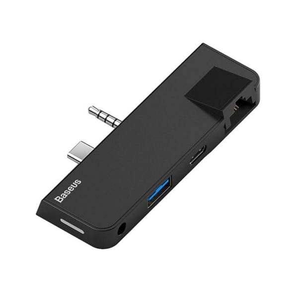 هاب 4 پورت بیسوس Baseus MultiFunctional HUB Adapter CAHUB-FG01 مناسب برای Surface Go