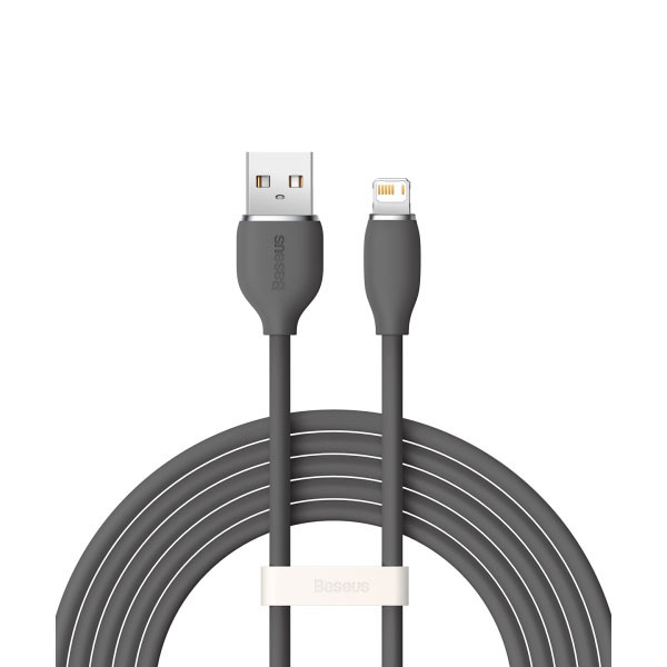 کابل لایتنینگ بیسوس Baseus Jelly Liquid Silica Gel CAGD000101 طول 2 متر توان 2.4 آمپر