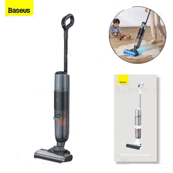جارو شارژی و کف شوی برقی هوشمند بیسوس Baseus X3 CPXD000001