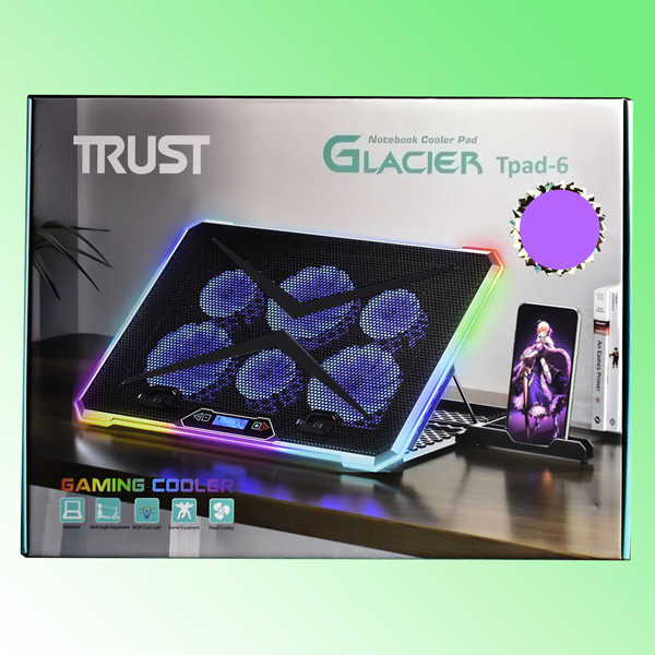 پایه خنک کننده لپ تاپ تراست مدل TRUST TPAD-6