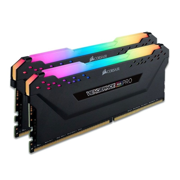 رم دسکتاپ DDR4 دو کاناله 3200 مگاهرتز کورسیر مدل VENGEANCE RGB PRO ظرفیت 16 گیگابایت
