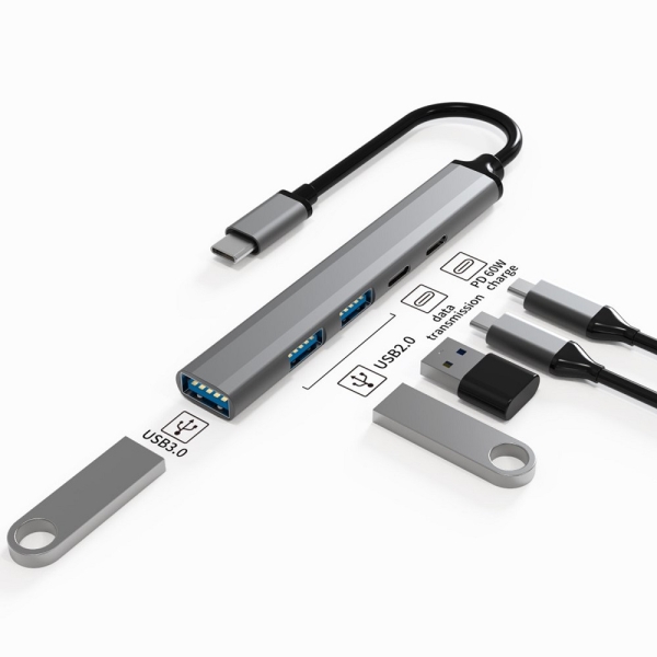 هاب 5 پورت Type-C به Type-C/USB 3.0