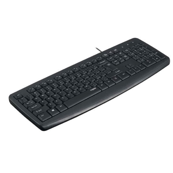 کیبورد باسیم رپو مدل NK2600 ⁃ با حروف حک شده فارسی  RAPOO NK2600 Wired Keyboard