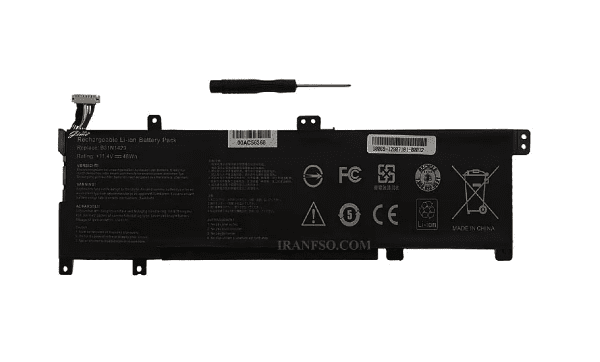 باتری لپ تاپ ایسوس K501_B31N1429_Gimo Plus داخلی