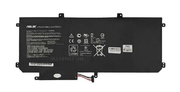 باتری لپ تاپ ایسوس ZenBook UX305 C31N1411 مشکی داخلی 43 وات ساعت