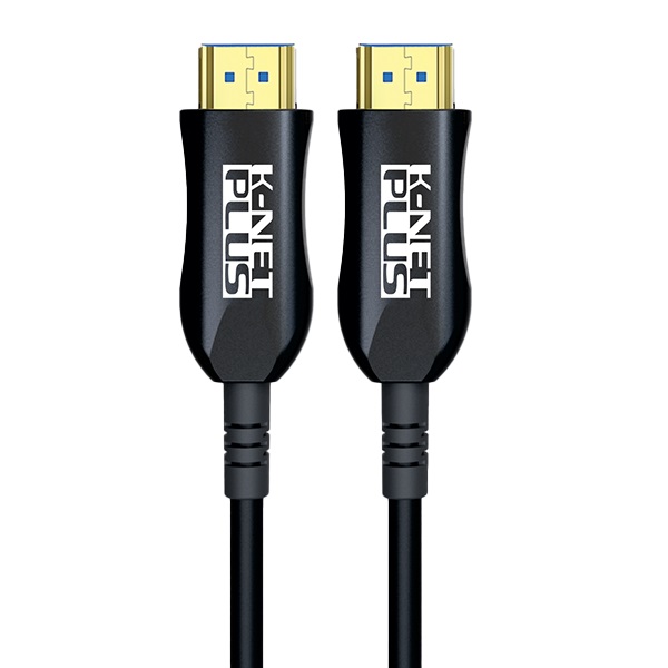 کابل HDMI v2.0 فیبر نوری کی نت پلاس مدل-KP-CHAOC800طول 80متر