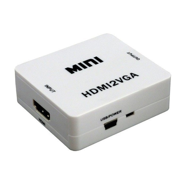 مبدل HDMI به VGA وی نت مدل MINI به همراه کابل صدا مدل V-COHD2VGAM