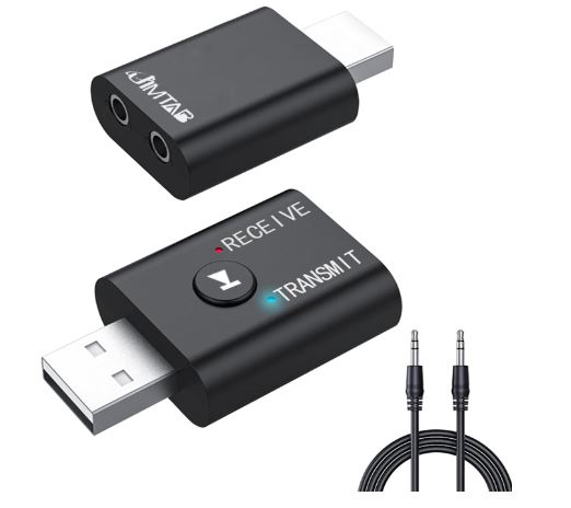 فرستنده بلوتوثی مدل  bluetooth  transmitter and receiver TRX6