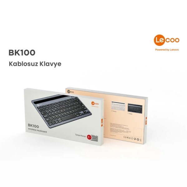 کیبورد لنوو مدل lenovo LECOO Bluetooth keyboard-BK100