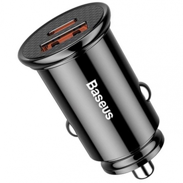 شارژر فندکی ماشین باسئوس مدل Baseus Square Metal PPS A+C 30W CCALL-YS01