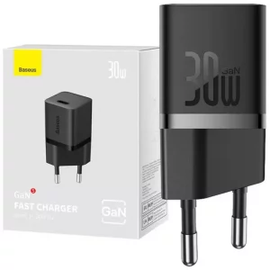 آداپتور فست شارژ باسئوس مدل Baseus GaN5 Fast Charger(mini) 1C 30W CCGN070401