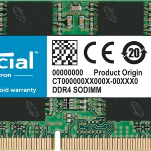 رم لپ تاپ کروشیال با فرکانس 3200 مگاهرتز و حافظه 8 گیگابایت Crucial DDR4 8GB 3200Mhz Single Channel Desktop RAM
