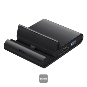 داک شارژ رومیزی چند کاره باسئوس Baseus Mate C Mobile Intelligent HUB Docking Station Pro WKMD000001