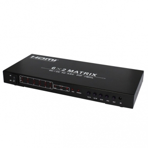 ماتریکس سوئيچ 6 در 2 HDMI سه بعدي فرانت مدل Faranet 6x2 HDMI Matrix Switch FN-V162