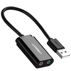 کارت صدا یوگرین مدل  USB Sound Card US205-30724