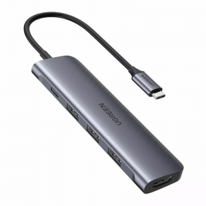هاب 5 پورت USB-C یوگرین مدل Hub UGREEN USB-C CM136-50209