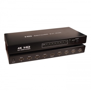 سوئیچ 8 پورت HDMI ورژن 1.4 کی نت مدل K-SWHD2008