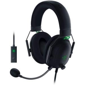 هدست گیمینگ ریزر مدل Razer headset BlackShark V2 + USB Sound Card