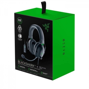 هدست گیمینگ ریزر مدل Razer headset BlackShark V2 + USB Sound Card