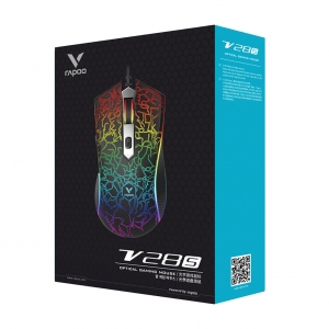 ماوس گیمینگ با سیم رپو مدل RAPOO gaming mouse V28S