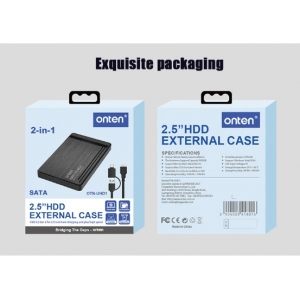 قاب هارد 2.5 اینچ برند ONTEN مدل UHD1 USB3 ( همراه با کابل TYPE C )
