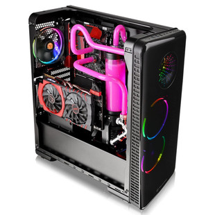 کیس کامپیوتر ترمالتیک مدل View 28 RGB Riing Edition