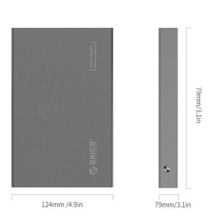 Orico 2518S3 2.5 inch USB 3.0 External HDD Enclosure.