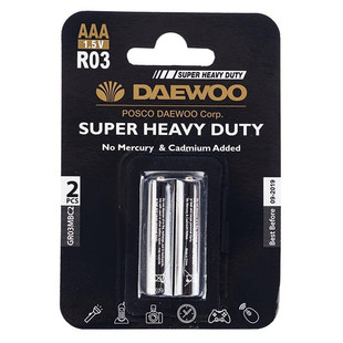 باتری نیم قلمی دوو مدل Super Heavy Duty بسته 2 عددی