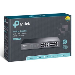 TP-LINK-Easy-Smart-PoE-TL-SG1016PE-16-Port-Switch