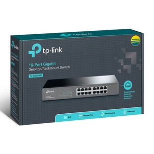 TP-LINK Desktop/Rackmount TL-SG1016D 16 Port Switch &#8211; سوییچ 16 پورت Desktop/Rackmount تی پی-لینک مدل TL-SG1016D